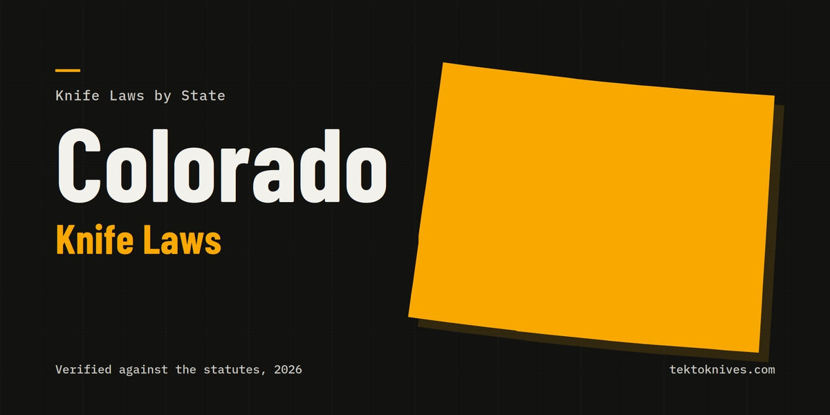 Colorado Knife Laws (2026): OTFs, Length, Carry