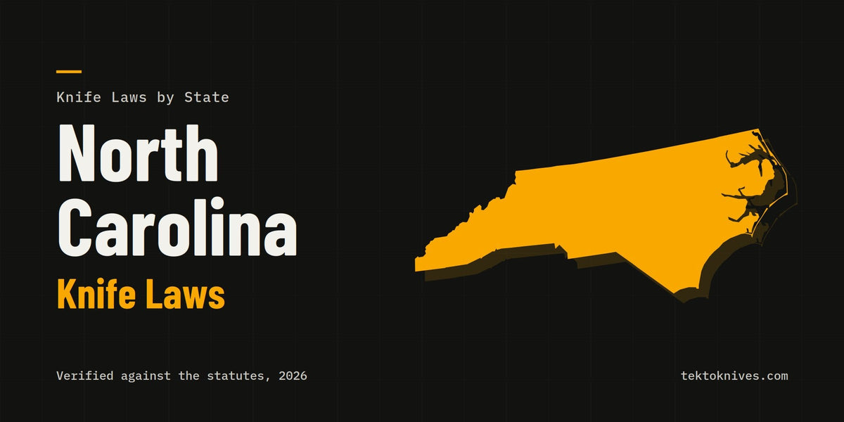 North Carolina Knife Laws (2026): OTF, Carry, Length