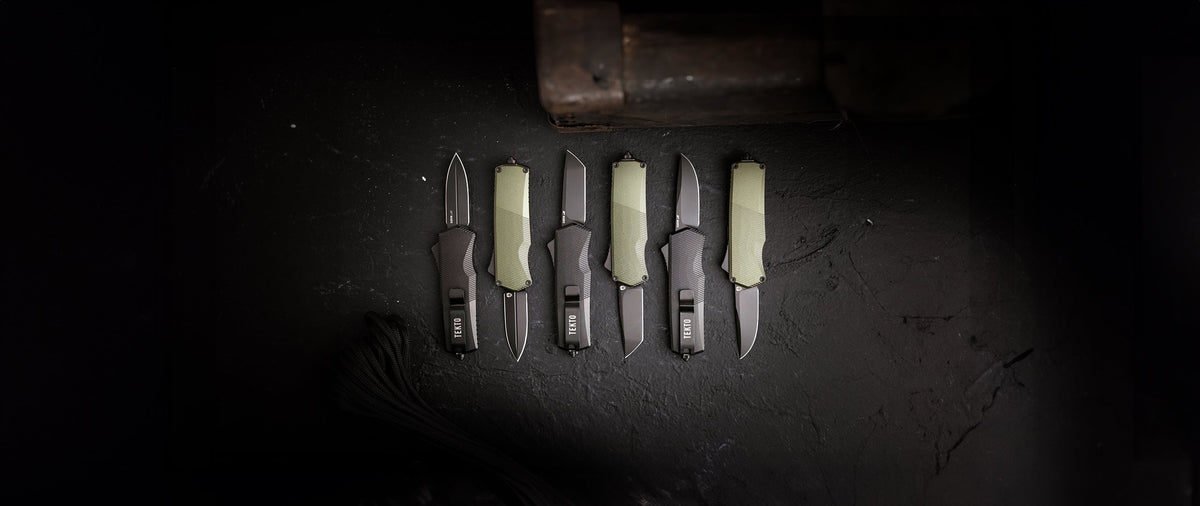TEKTO A5 Spry Mini, a California-legal automatic OTF knife