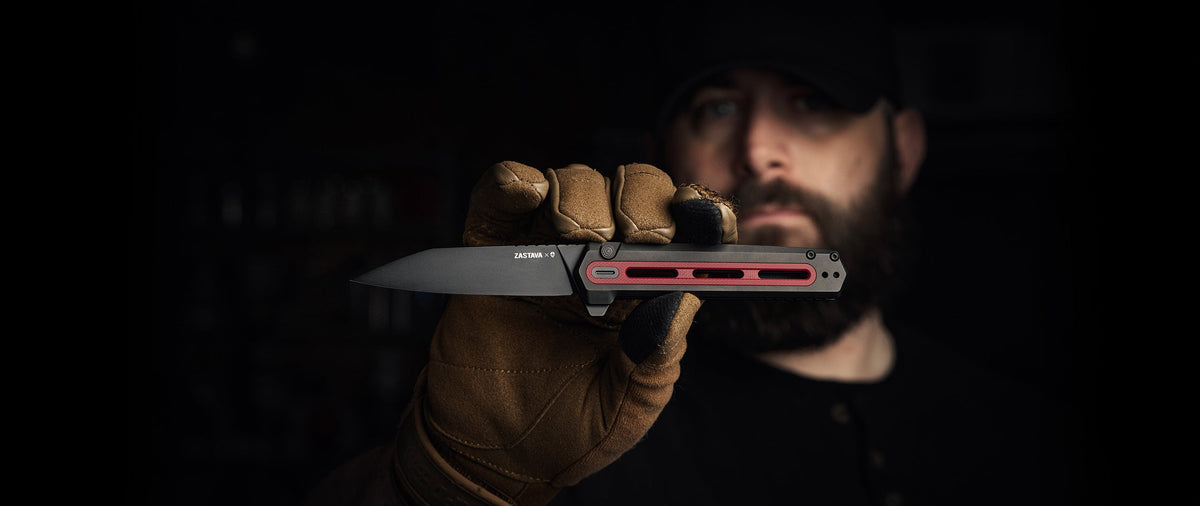 TEKTO F4 Echo folding knife with an S35VN steel blade