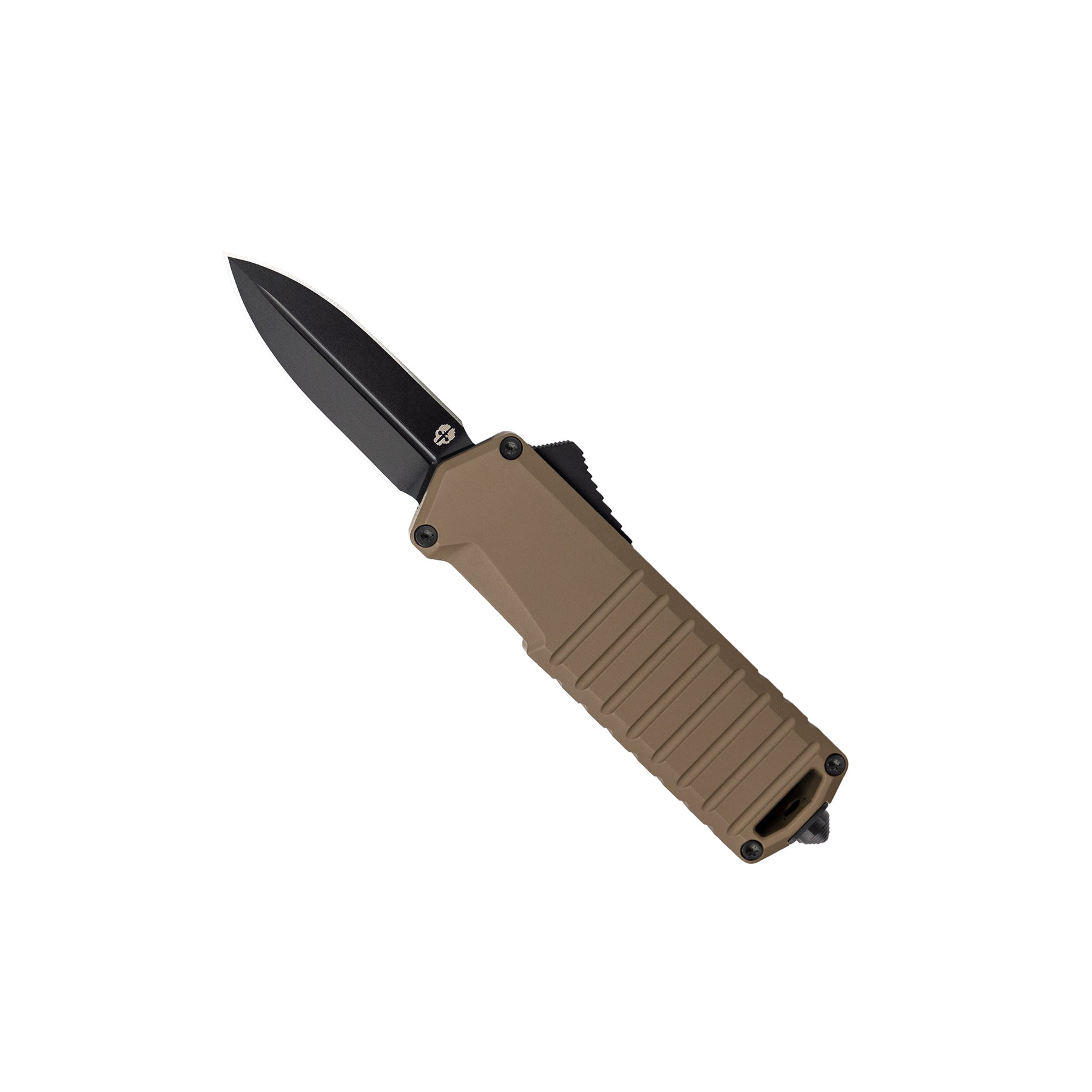 automatic-knife-a2-badger-desert-6061-t6-aluminum-black-accents-tekto-knives