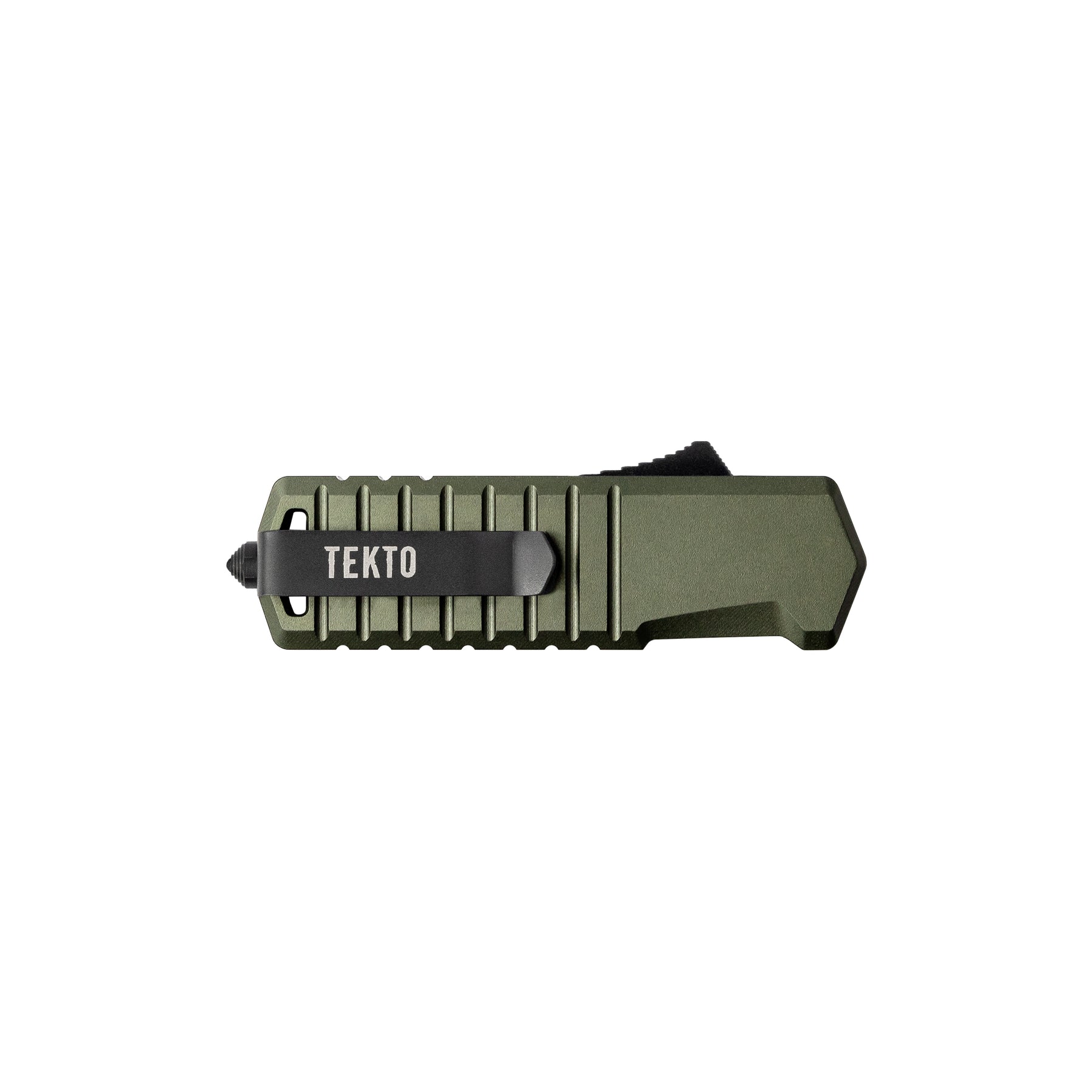 automatic-knife-a2-badger-od green-6061-t6-aluminum-black-accents-tekto-knives