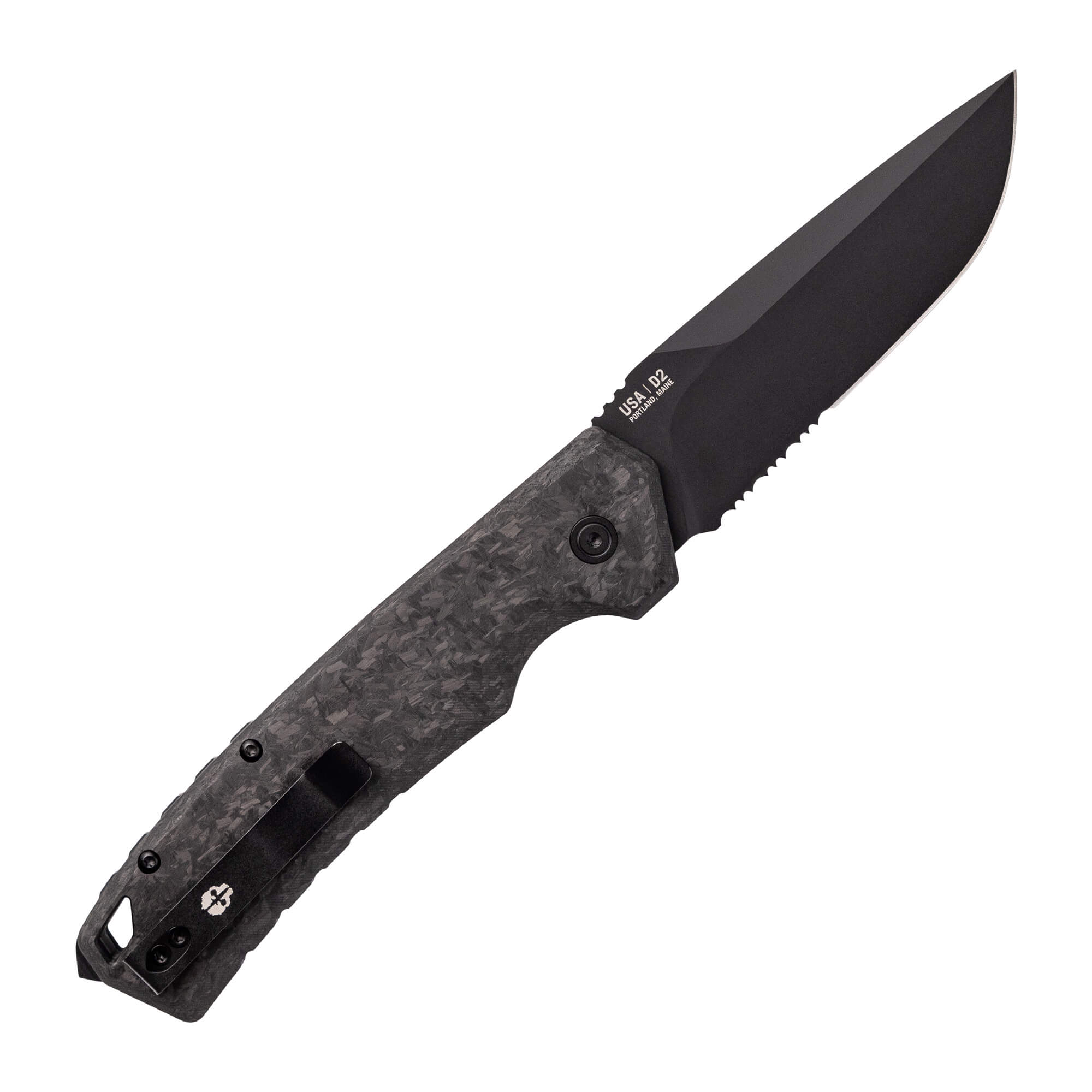 folding-automatic-knife-a3-delta-forged-carbon-black-accents-serrated-blade-tekto-knives