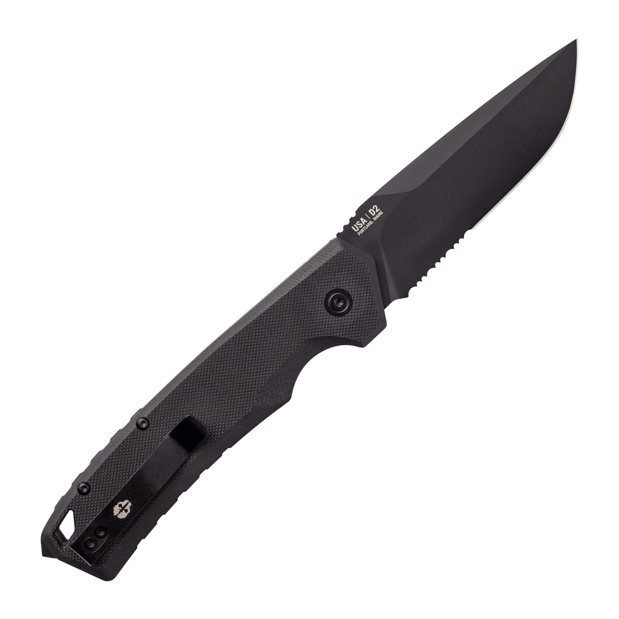 folding-automatic-knife-a3-delta-black-g10-black-accents-serrated-blade-tekto-knives