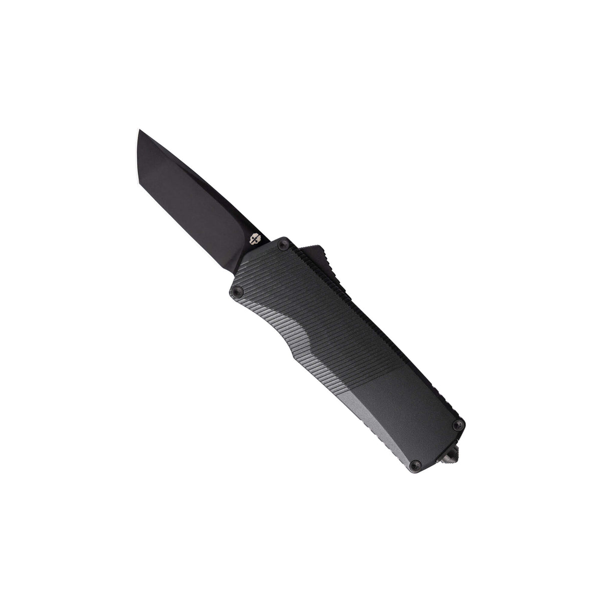 mini-otf-automatic-knife-a5-spry-tanto-black-6061-t6-aluminum-tekto-knives
