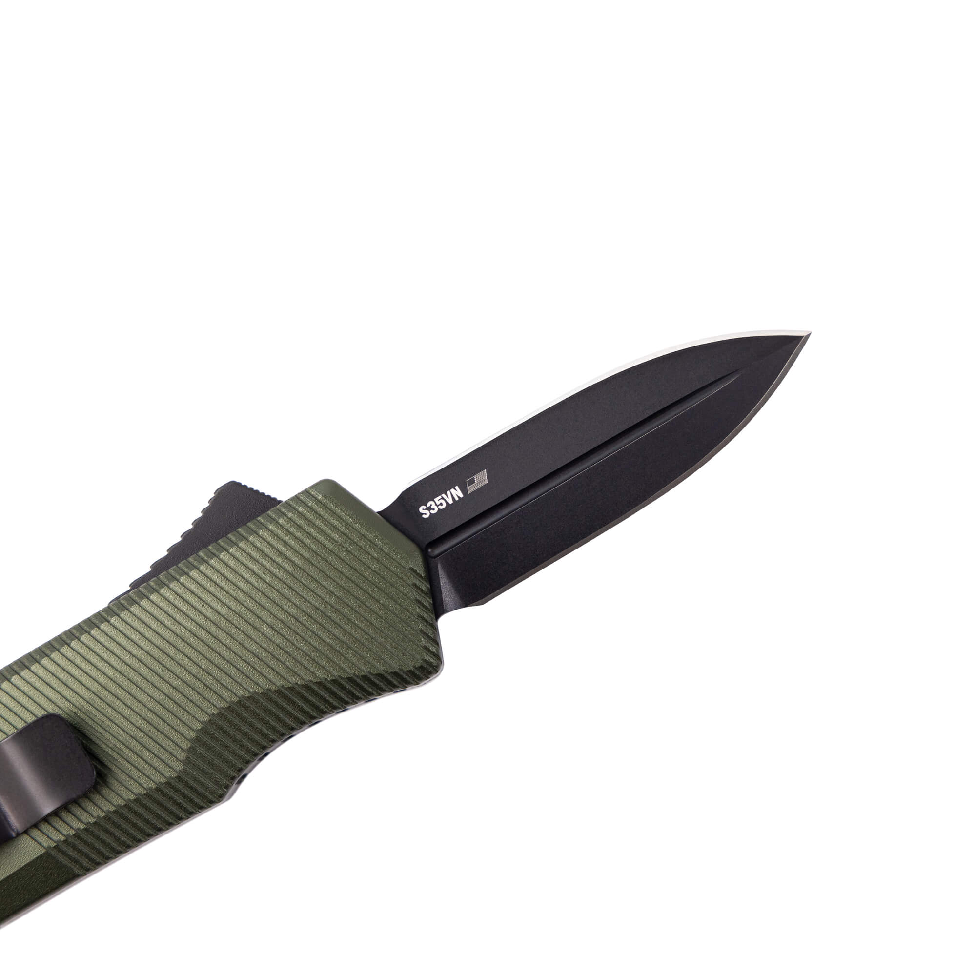 mini-otf-automatic-knife-a5-spry-dagger-od-green-6061-t6-aluminum-tekto-knives