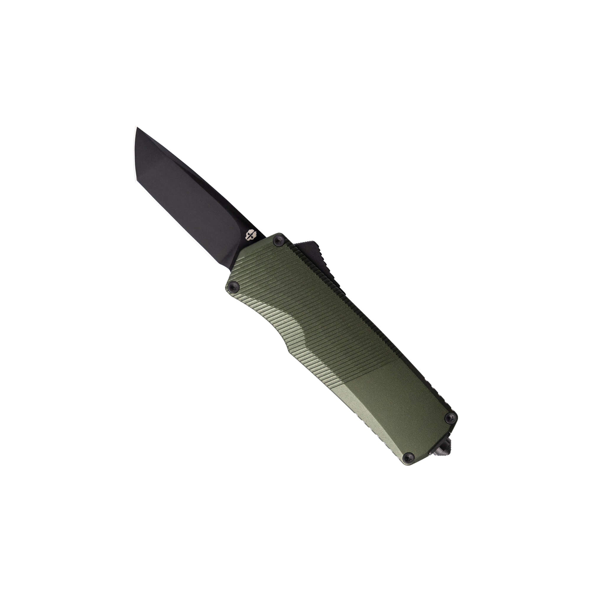 mini-otf-automatic-knife-a5-spry-tanto-od-green-6061-t6-aluminum-tekto-knives