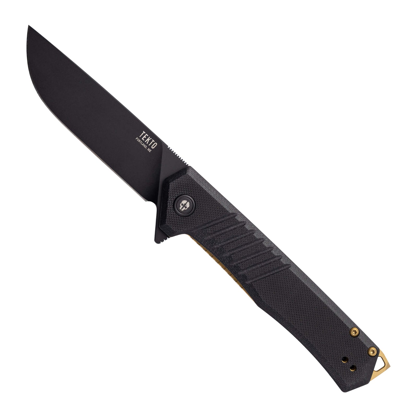 Black G10 // Bronze Accents,,Folding-Knife-F1-Alpha-Black-G10-Bronze-Accents-Tekto-Knives