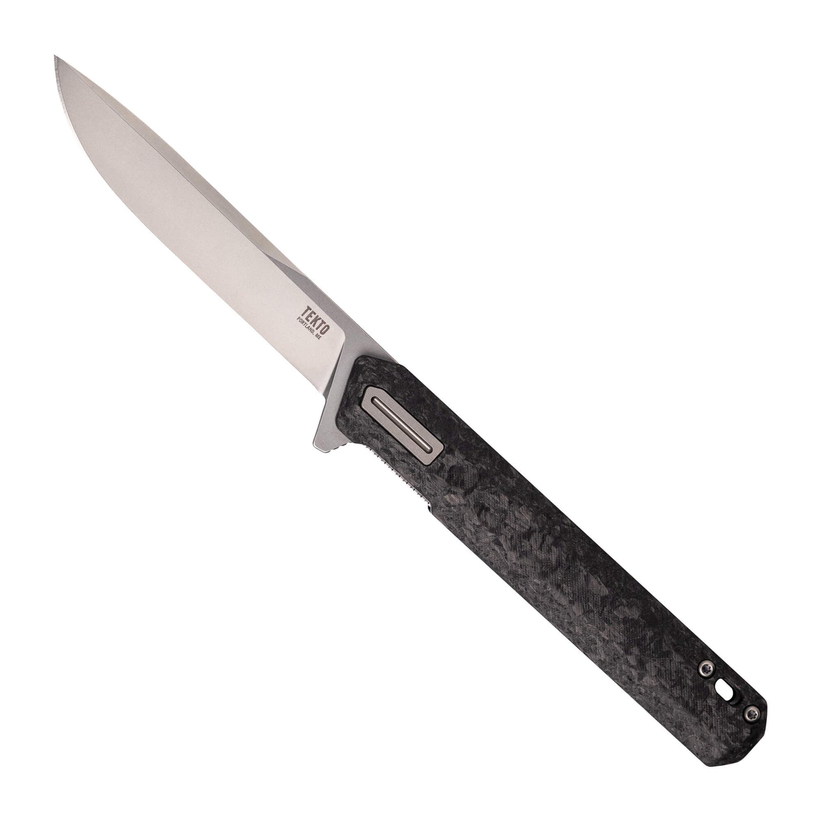 Forged Carbon // Silver Accents,,Folding-Knife-F2-Bravo-Forged-Carbon-Silver-Accents-Tekto-Knives