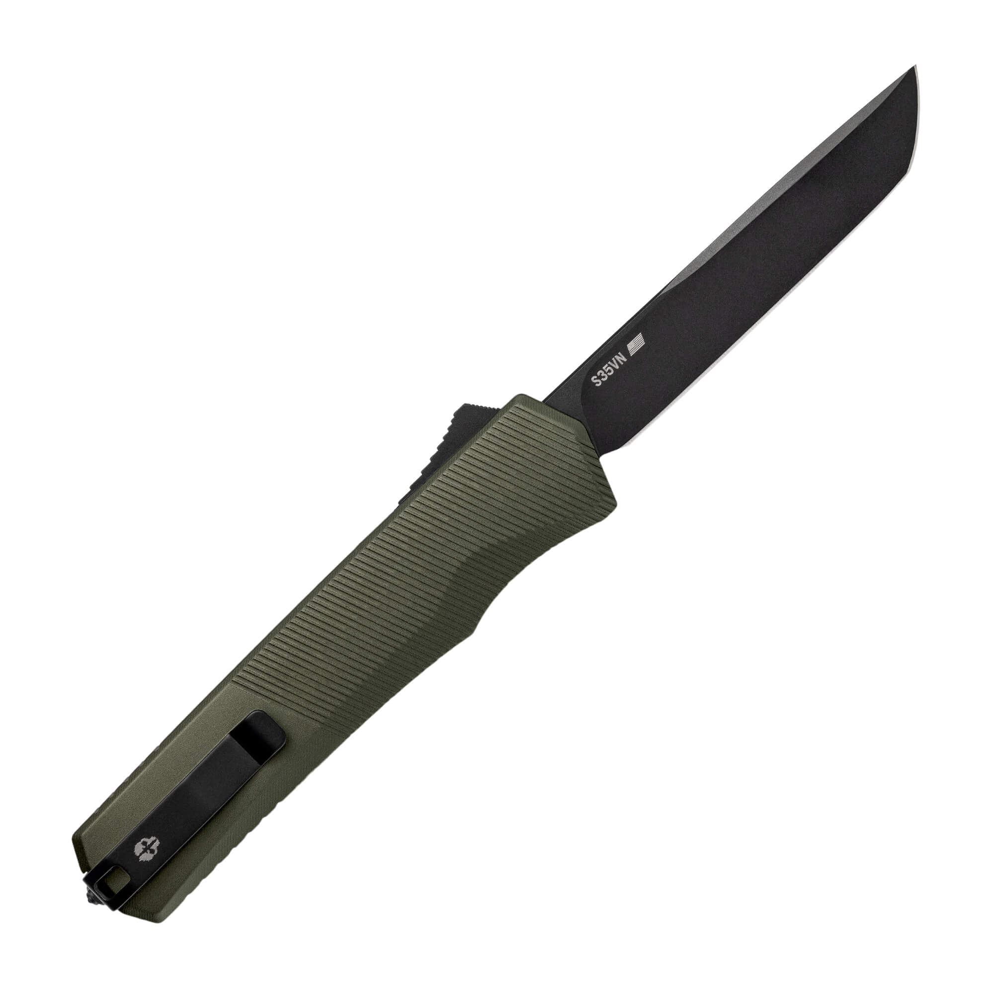 automatic-knife-a5-spry-tanto-od-green-6061-t6-aluminum-tekto-knives